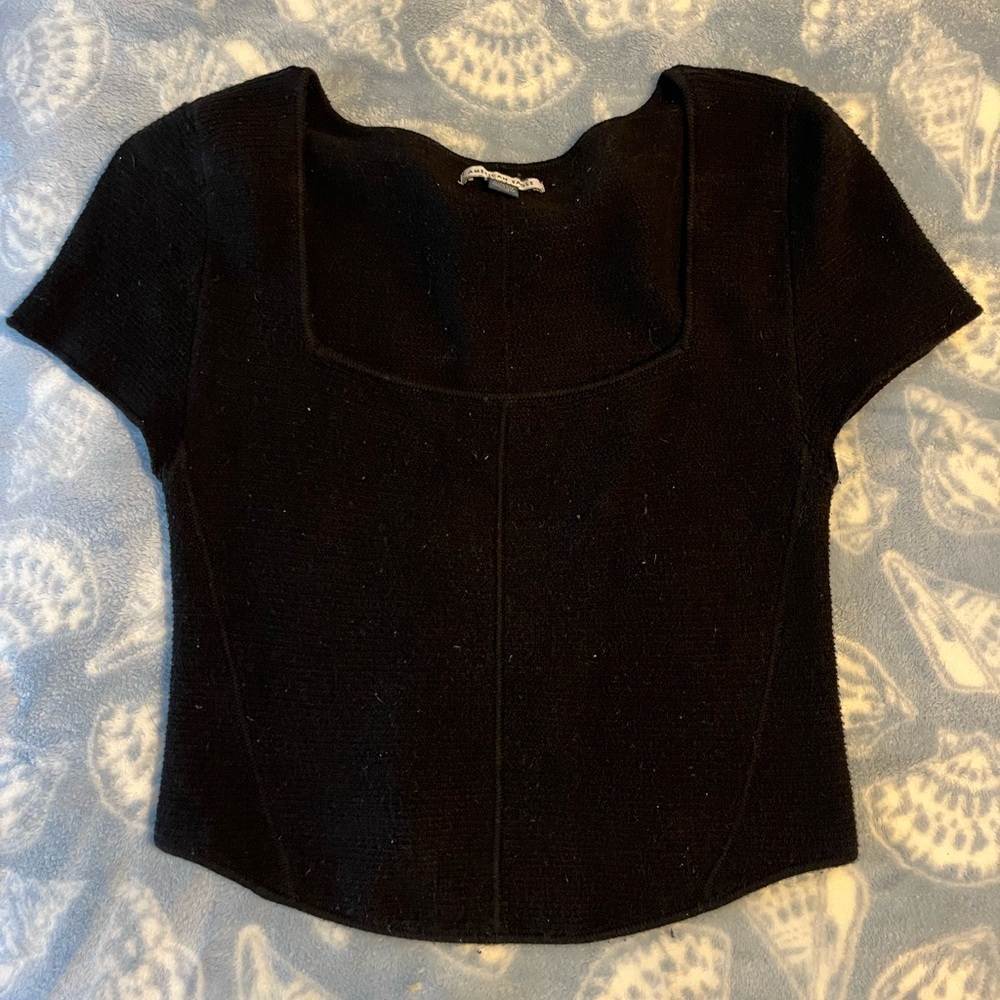 American Eagle Cropped Sweater Top